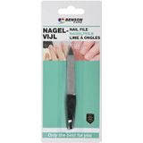 Benson Nagelvijl - compact - metaal / kunststof - zwart - 9 cm