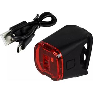 Benson USB-oplaadbare rode LED fietslamp - waterbestendig - snelle oplaadtijd
