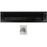 Benson Brievenbusborstel - zwart - kunststof - 340 x 79 x 7 mm - tochtwering/tochtafsluiter