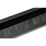 Benson Brievenbusborstel - zwart - kunststof - 340 x 79 x 7 mm - tochtwering/tochtafsluiter