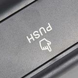 Benson - Auto Afvalbakje - Zwart - Kunststof - Inhoud 1 Liter