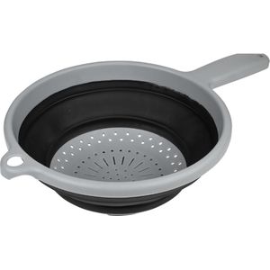 Benson Opvouwbaar vergiet - ruimtebesparend - Ø 22 cm - zwart - hittebestendig tot 140 °C