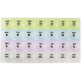 Benson Pillendoos - 7 Dagen - 4 Vakken Per Dag - 21.5 x 12 x 2.5 cm