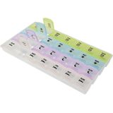 Benson Pillendoos - 7 Dagen - 4 Vakken Per Dag - 21.5 x 12 x 2.5 cm