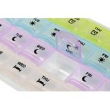 Benson Pillendoos - 7 Dagen - 4 Vakken Per Dag - 21.5 x 12 x 2.5 cm