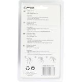 Benson Zuignap met haak set - kunststof - Ø 55 mm - zwart - 2-delig