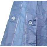 Benson Regenponcho met capuchon - blauw - herbruikbaar - PVC