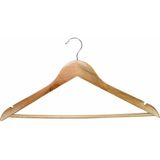 Benson Kledinghangers met Broekstang - Hout - 360° Haak - 5 stuks