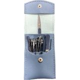 Benson 7-delige manicureset - compact en stijlvol - ideaal voor reis en thuis - blauw