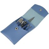 Benson 7-delige manicureset - compact en stijlvol - ideaal voor reis en thuis - blauw