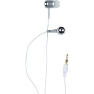 Benson Stereo oortelefoon - kristalhelder geluid - extra oordopjes - lange kabel - wit