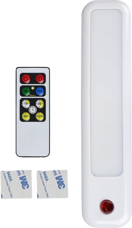 Benson LED lichtbalk - wit - afstandsbediening - timerfunctie - 21,5 cm