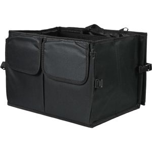 Benson Kofferbak organizer - waterdicht - zwart - duurzaam nylon - inklapbaar - met vakken en netten