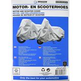 Benson Motor & Scooterhoes - Stevig - 246 x 104 x 127 cm - Zilvergrijs