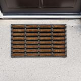 Benson - Rubberen Deurmat met Kokos Borstels - 40 x 60 cm