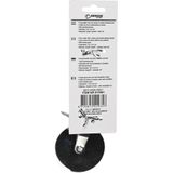 Benson Pizzasnijder - RVS wiel - Houten handvat - Duimbeschermer - 18,5 x 6,5 cm