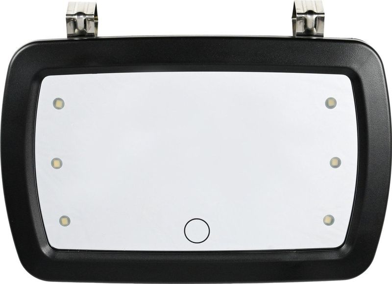 Benson Spiegel Make-up 6 LED Auto: Je Draagbare Make-up Studio voor Onderweg!