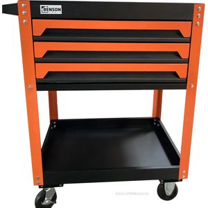 Benson - Demonteerbare Gereedschapstrolley - 3 Laden - 73-delig - Mobiel en Duurzaam