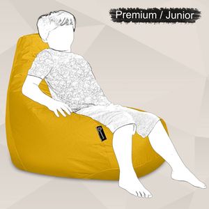 Casacomfy Zitzak Kind - Premium Junior - Geel