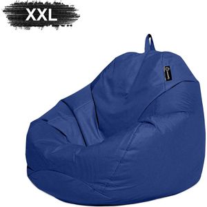 Casacomfy Complete Zitzak Volwassenen - Pear XXL - Blauw - Binnen & Buiten Zitzak - Comfortabel - Duurzaam - Vulling Originele EPS - Waterafstotend