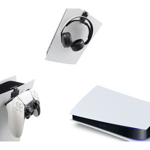 Gadgetpoint | Ophanghaak voor Controller & Headset | Accessoires geschikt voor Playstation 5 - PS5 | Ophanghaak
