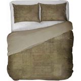 Kayori - Kumo - Dekbedovertrek - Geel/Bruin - 100% Tencel