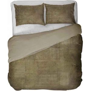 Kayori - Kumo - Dekbedovertrek - Geel/Bruin - 100% Tencel