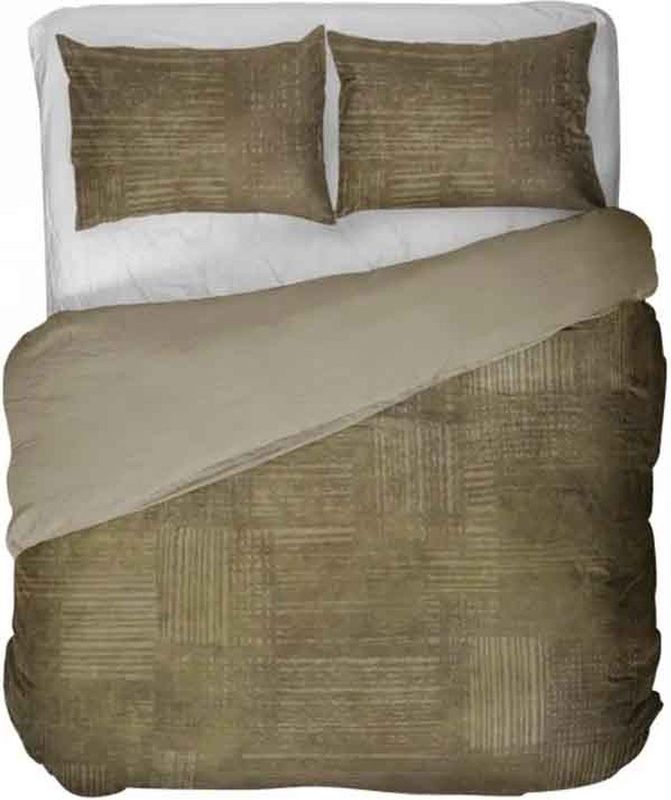 Kayori - Kumo - Dekbedovertrek - Geel/Bruin - 100% Tencel