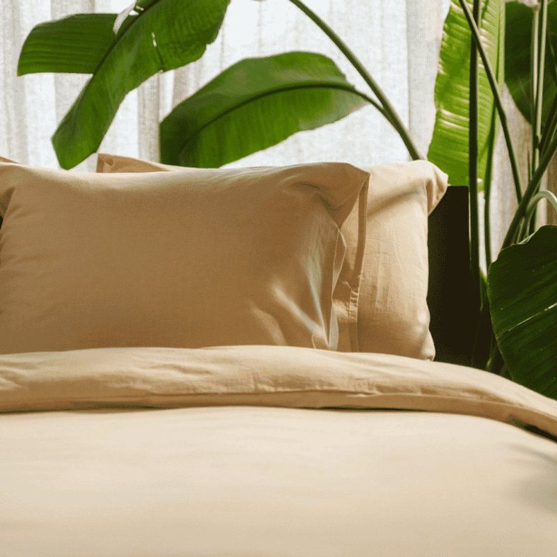 Dekbedovertrek - Blauw - Katoen - 1 Persoon