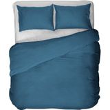 Kayori - Kiyo - Dekbedovertrek - Donkerblauw - 100% Tencel - Inclusief Kussenslopen