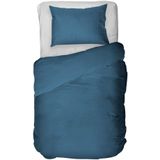 Kayori - Kiyo - Dekbedovertrek - Donkerblauw - 100% Tencel - Inclusief Kussenslopen