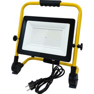 LED bouwlamp op standaard - Waterdicht - Met stekker – 150 Watt - Werklamp - 11250 Lumen lichtopbrengst - Spatwaterdicht