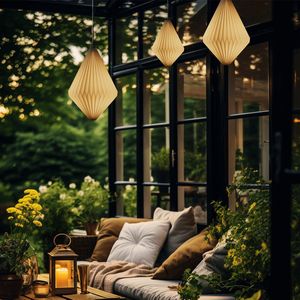 Solar - Lima - Tuinverlichting - Wit - Op Zonne-energie - Hanglamp