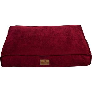 Topmast Velours Soft Serie - Hondenkussen - Bordeaux - Maat L -97 x 68 cm - Hondenbed - Hondenkussens - Honden Ligbed