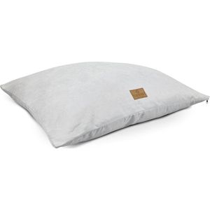 Topmast Economy Line - Gerecycled Hondenkussen - Zilver - 80 x 60 cm - Hondenbed - Kattenkussen - Kattenbed