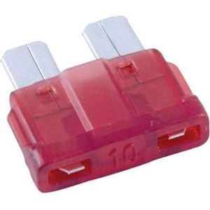 Standaard Steekzekeringen - 10A 32V - Rood - Geschikt voor Auto/Camper/Boot - Per 10 stuk(s)