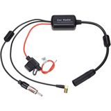 Universele Antenne Radio Signaal Versterker DAB+/FM/AM - Autoradioantenne Signaalversterker