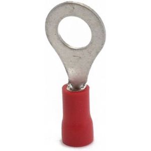 Oog/Kabelschoen M8 - Rood - 25 stuks