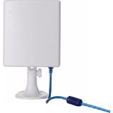 Wi-Fi Antenne - WiFi Versterker USB - 150Mbps - 2.4Ghz - Geschikt voor Laptop en PC - Wit
