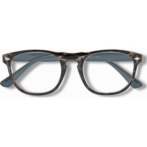 Noci Eyewear WCE002 Luciano Leesbril +1.00 - Wit tortoise over lichtblauw