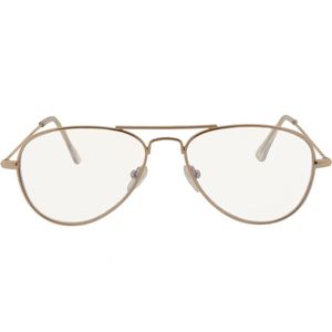 BlueShields SFG025 pilotenbril - Beeldschermbril - Leesbril Goldy sterkte +2.00 Goudkleurig