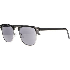 Noci Eyewear NBB211 Zonneleesbril Clubbie +1.00 zwart montuur - grijze glazen - UV400