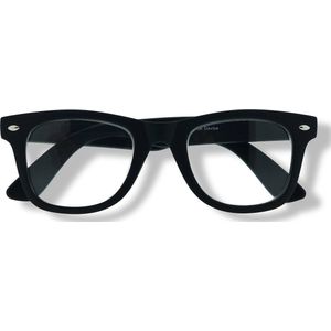 Noci Eyewear RTCB300 leesbril +2.50 - Mat zwart - Robuust montuur - Gerecycled kunststof
