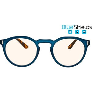 BlueShields by Noci Eyewear RFE352 Nemo Beelschermbril sterkte +2.00 - Petrol/Tortoise - Blauw licht filter