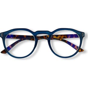BlueShields by Noci Eyewear RFE352 Nemo Beelschermbril sterkte +2.50 - Petrol/Tortoise - Blauw licht filter
