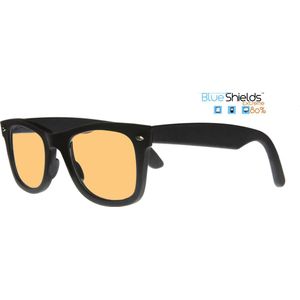 BlueShields TEB300 City Beeldschermbril - Leesbril - Xtreme blauw licht filter 80% +2.00 - Zwart