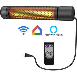 Ruby - Low Glare Terrasheater - 2000 Watt - Wifi - Voor Binnen en Buiten
