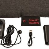 Warmy - Warmtezitkussen - Zwart - Duurzaam Materiaal - Infrarood Verwarming