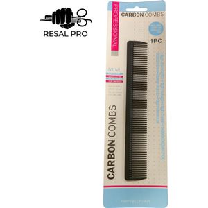 Resal Pro Carbon Professionele Haarkam - 1 Stuk