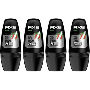 Axe Deo Roller - Africa Dry - 4 x 50 ml
